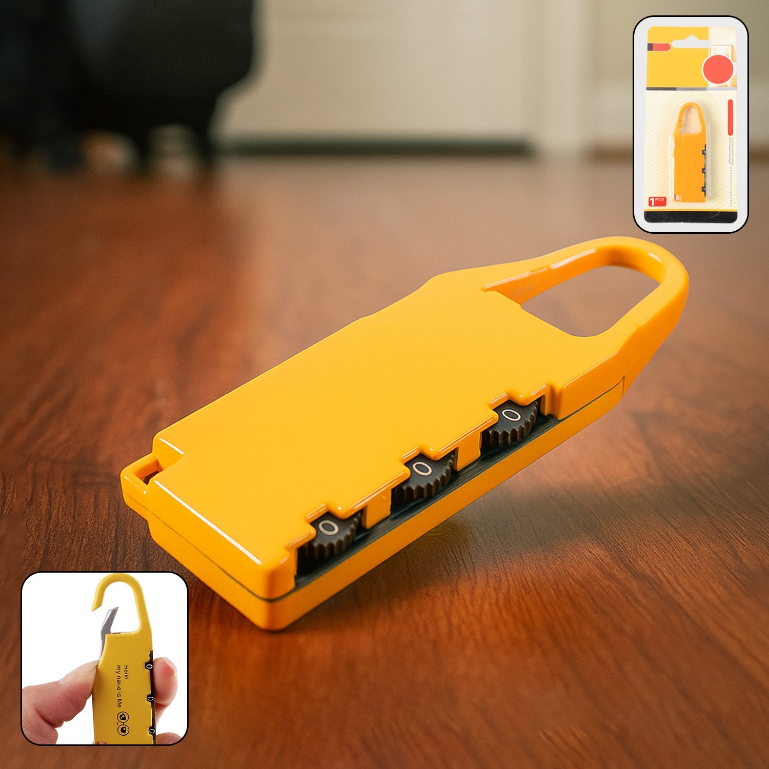 Portable 3-Digit Combination Number Lock (1 Pc) Portable 3-Digit Combination Number Lock (1 Pc)